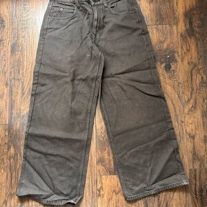 Urban Outfitters Brown Boyfriend Wide-Leg Jeans
